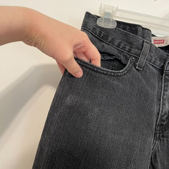 LEVI'S LEVIS Boys 511 Skinny Gray or Faded Black ? Distressed Jean 18 / W29 L29 - Picture 6 of 14